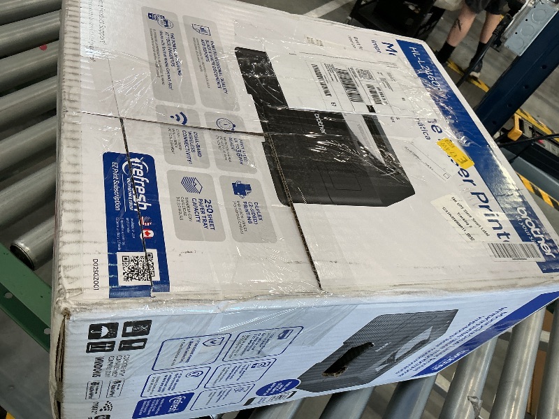 Photo 1 of Brother HL-L2460DW Wireless Compact Monochrome Laser Printer with Duplex, Mobile Printing, Black & White Output | Includes Refresh Subscription Trial(1), Works with Alexa