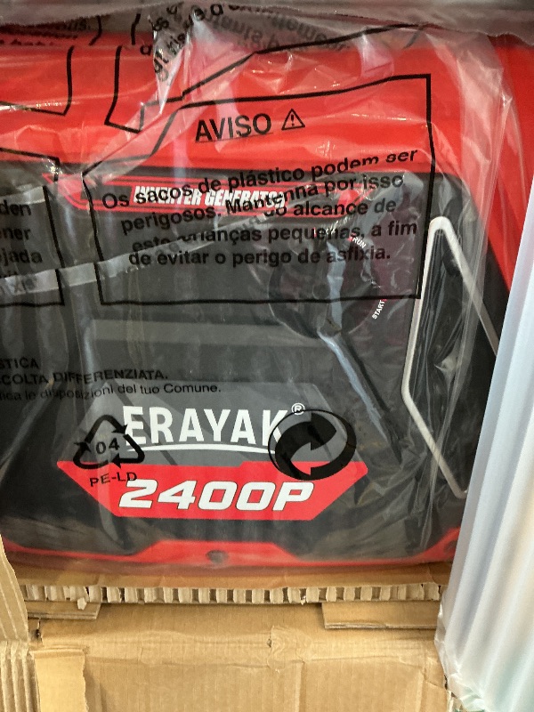 Photo 1 of ERAYAK 2400W Portable Inverter Generator