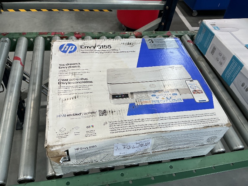 Photo 1 of HP Envy 6155 Wireless All-in-One Color Inkjet Printer, Print, Scan, Copy, Duplex Printing Best-for-Home, 3 Month Trial of Instant Ink Included, AI-Capable (C2WR7A) Portobello
