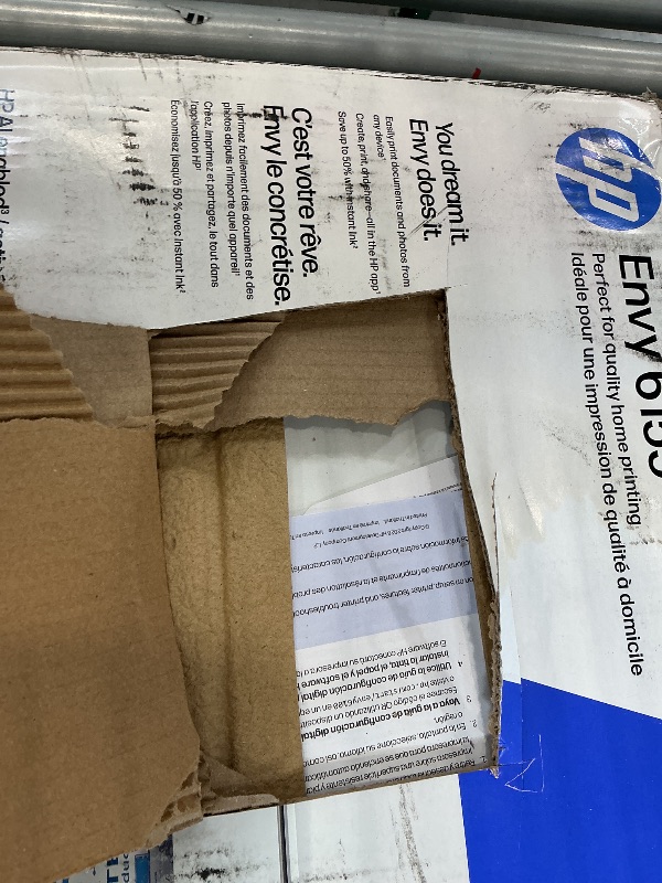 Photo 1 of HP Envy 6155 Wireless All-in-One Color Inkjet Printer, Print, Scan, Copy, Duplex Printing Best-for-Home, 3 Month Trial of Instant Ink Included, AI-Capable (C2WR7A) Portobello