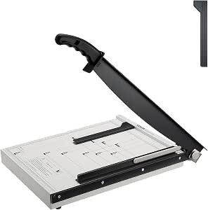 Photo 1 of VEVOR Paper Cutter, Guillotine Trimmer, 15" Cut Length, 16 Sheets Capacity, Heavy Duty Guillotine Paper Cutter with Guard Rail/Blade Lock, Paper Trimmer for Home Office School