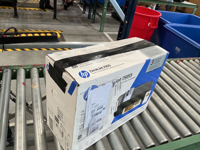 Photo 1 of HP DeskJet 2955 Wireless All-in-One Color Inkjet Printer, Scanner, Copier, Best-for-Home, 3 Month Trial of Instant Ink Included, AI-Capable (A24HJA)