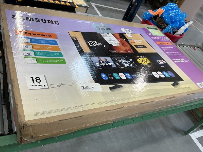 Photo 1 of Samsung 55-Inch Class Crystal UHD U8000F 4K Smart TV (2025 Model) Endless Free Content, Processor, MetalStream Design, Knox Security, Compatible with Alexa