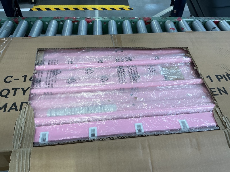 Photo 1 of Jocoevol Triple Bunk Bed Twin Size with Trundle - Pink