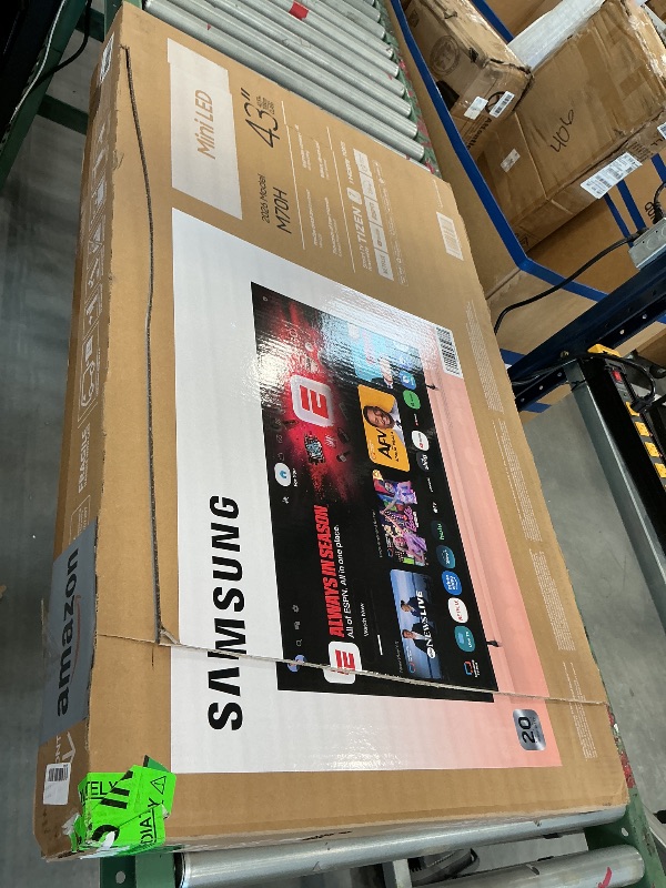 Photo 1 of Samsung 43-Inch Class M70H Series, Mini LED, 4K, Smart TV, 2026 Model