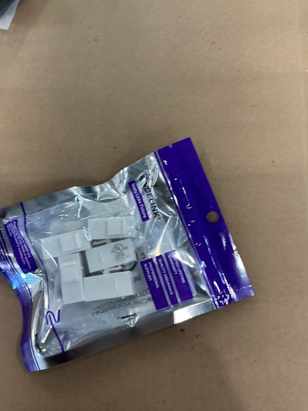 Photo 1 of VCE UL Listed CAT6 Keystone Coupler PoE, White, 5-PackLPNGSAI0902411