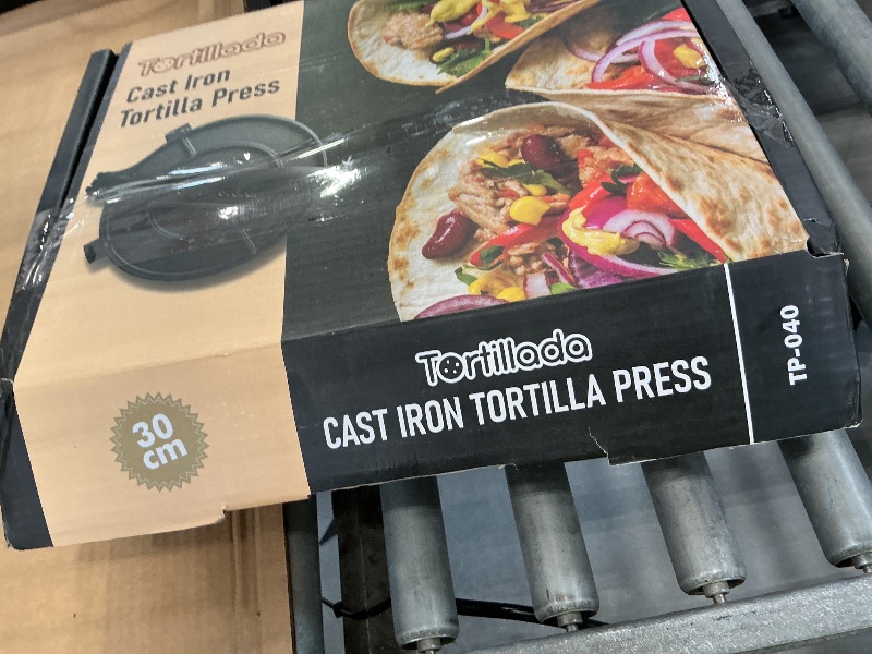 Photo 1 of Tortillada 12 Inch Cast Iron Tortilla Press