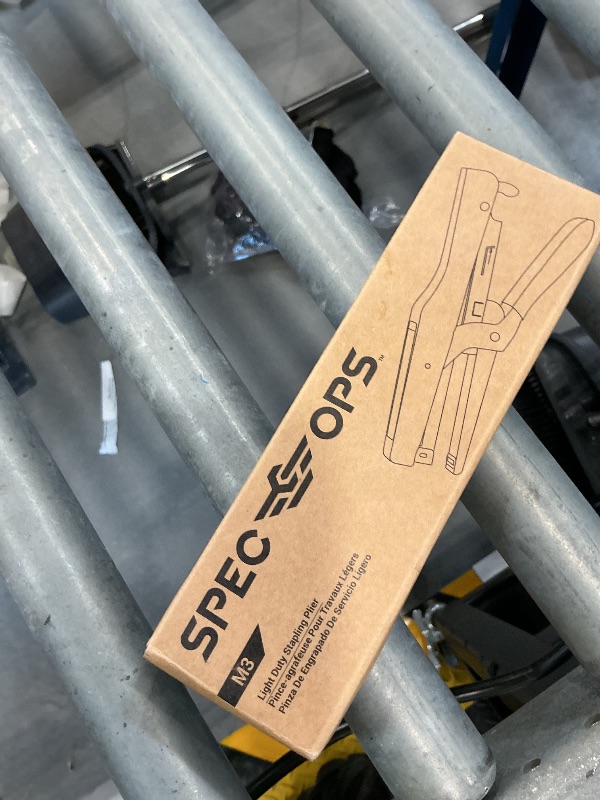 Photo 1 of Spec Ops Tools Plier Stapler for Florist & Dry Cleaner, Compatible with 3/8" Crown and 1/4" Leg Length Staples