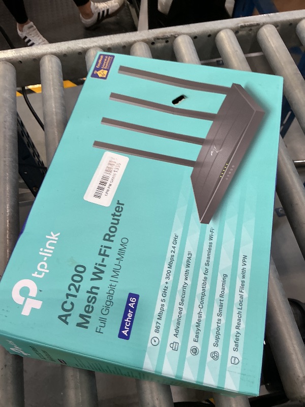 Photo 1 of TP-Link AC1200 WiFi Router (Archer A6)