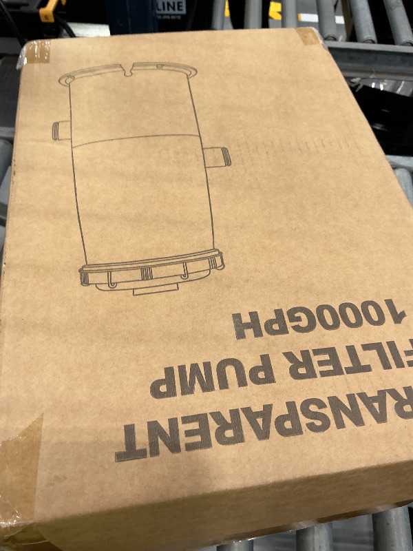 Photo 1 of KimFilter Transparent 1000 GPH Pool Filter Pump