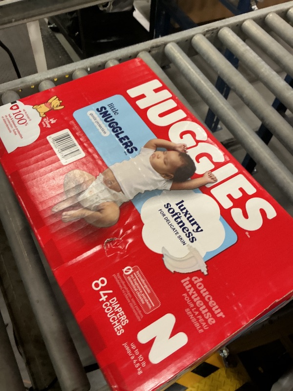 Photo 1 of Huggies Little Snugglers Newborn Diapers, 84 Count