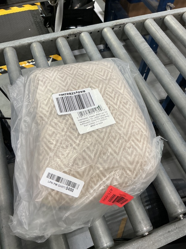 Photo 1 of DII Diamond Cotton Throw 50x60", Stone