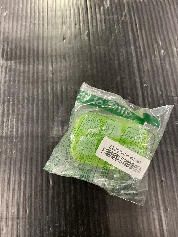 Photo 1 of Silicone Ice Cube Mold with Lid - Green