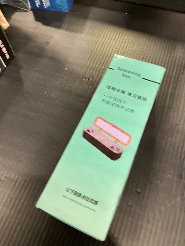 Photo 1 of WANGSHIQI Blue 4-Piece Seasoning Box Set