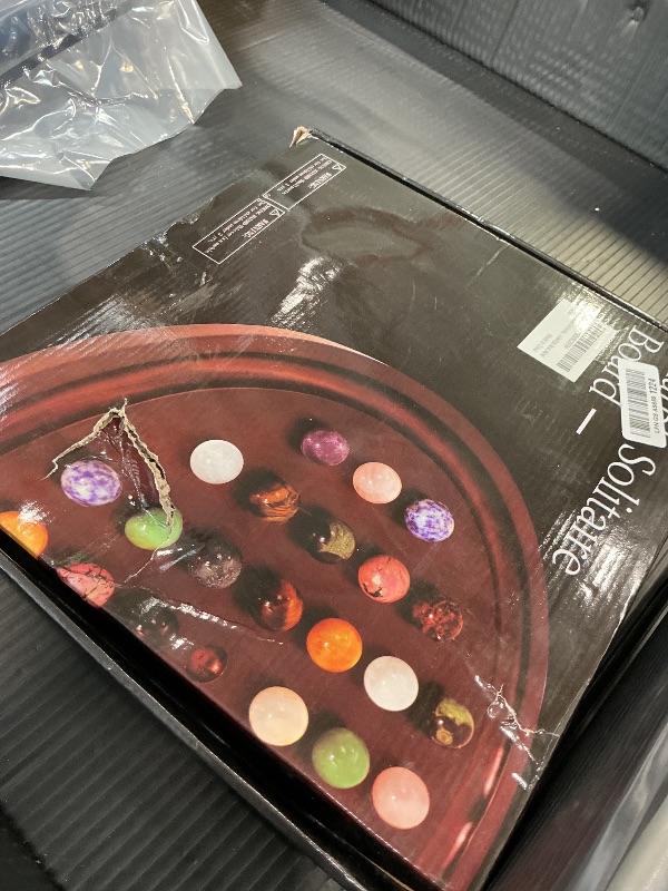 Photo 1 of Medikaison Walnut Solitaire Board Game - Medium