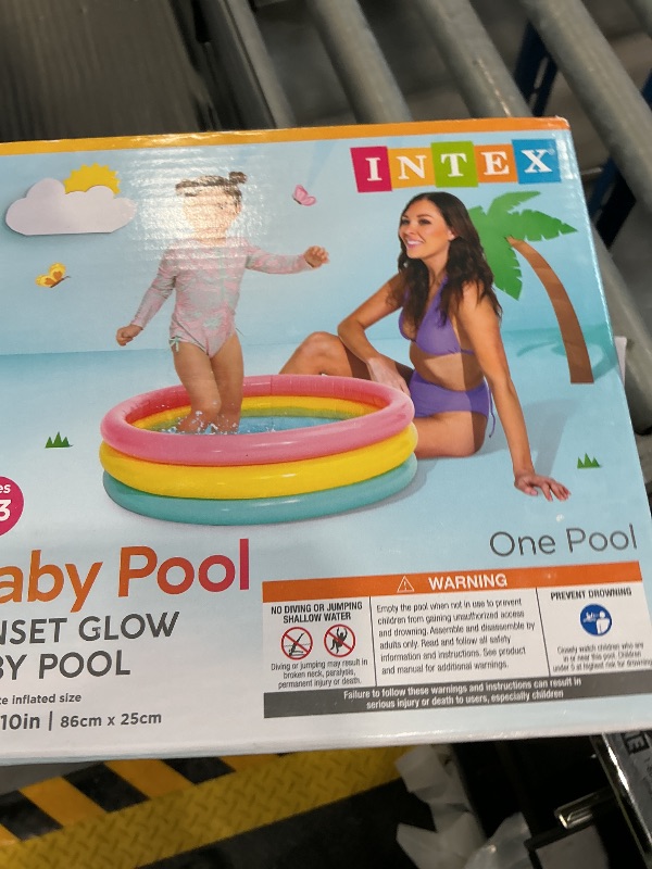 Photo 1 of Intex Sunset Glow Baby Pool 34" x 10"