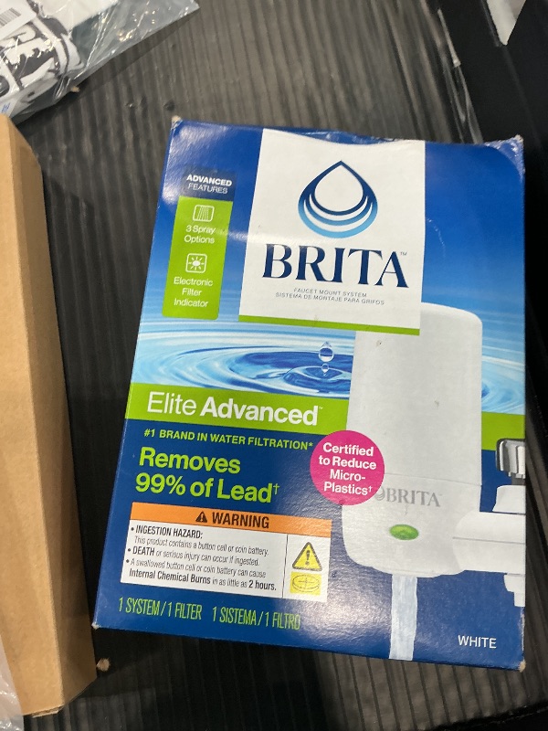 Photo 1 of Brita 42201 On Tap Faucet Water Filter System, White