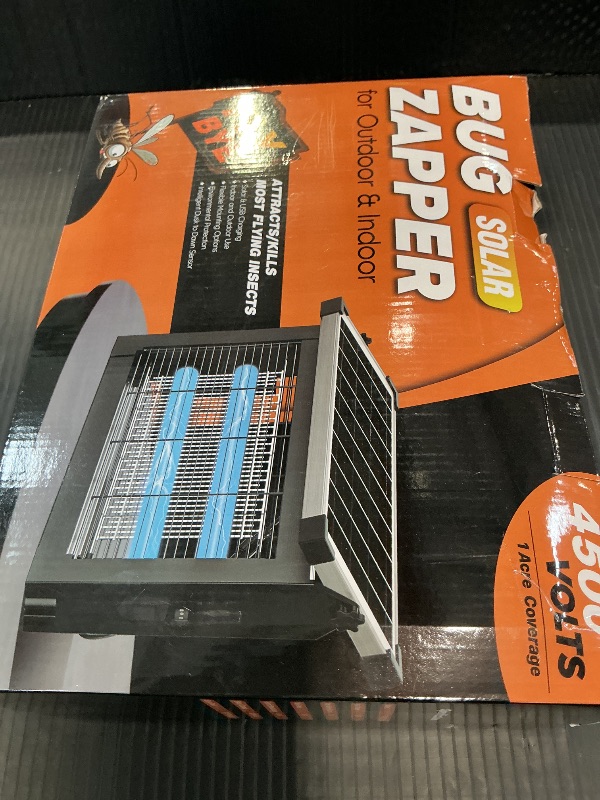 Photo 1 of Zwiran Solar Bug Zapper Outdoor, 4500V, 1/2 Acre Coverage