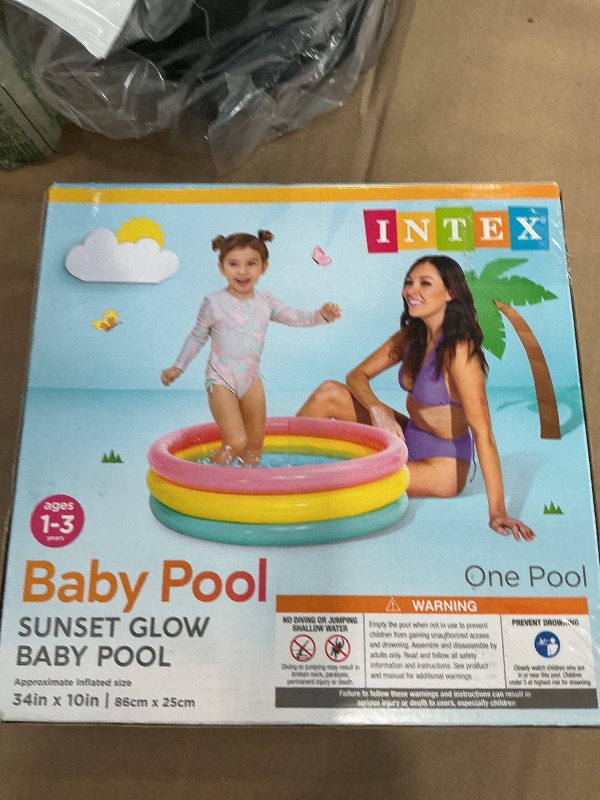 Photo 1 of Intex Sunset Glow Baby Pool 34" x 10"