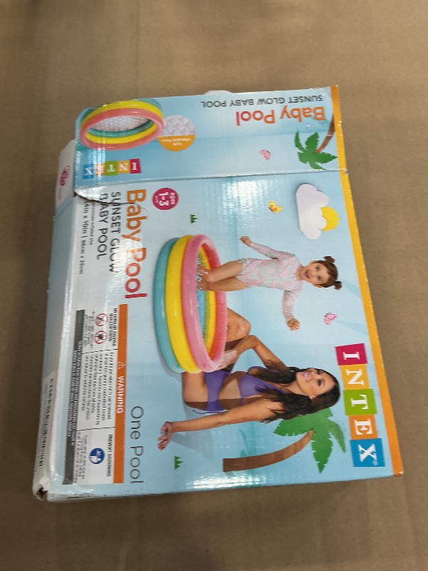 Photo 1 of Intex Sunset Glow Baby Pool 34" x 10"
