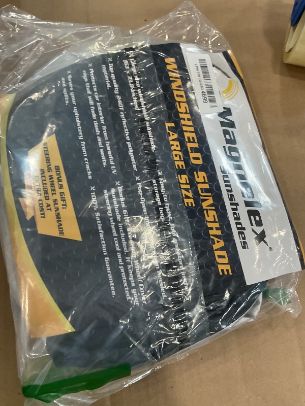 Photo 1 of Magnelex Car Windshield Sunshade - Double-Layer, UV Blocking, Large