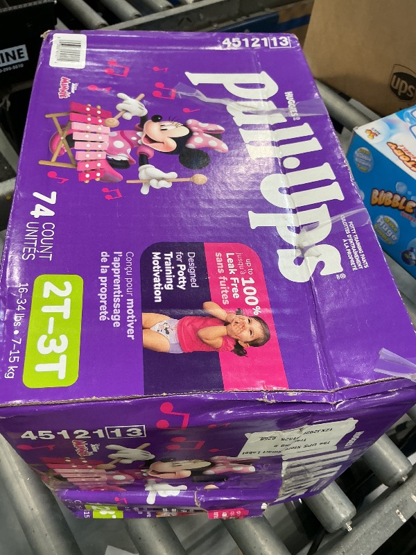Photo 1 of Pull-Ups Girls' Potty Training Pants, Size 2T-3T, 74 Count