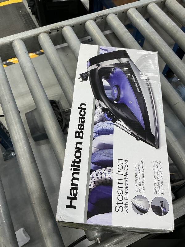 Photo 1 of Hamilton Beach Steam Iron for Clothes With Versatile Steam Options