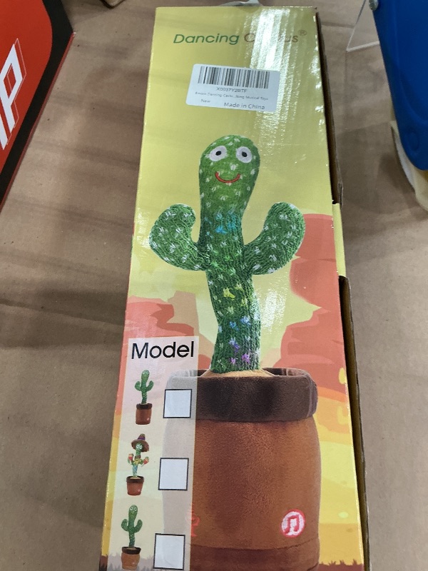 Photo 1 of Emoin Talking Cactus Toy - Interactive Plush, Repeats, Sings, Dances, Glows