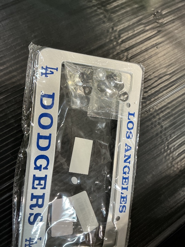 Photo 1 of DorkTees License Plate Frames - Silver, US Standard Size