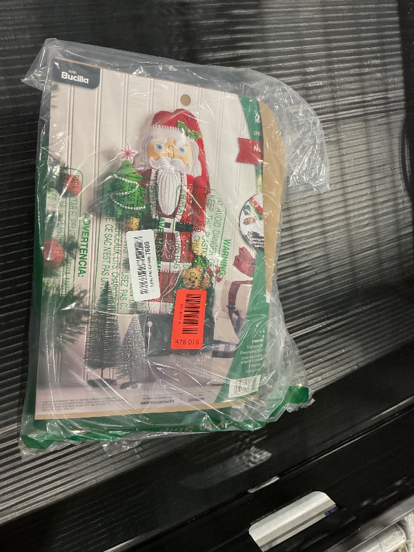 Photo 1 of Bucilla Nutcracker Santa Felt Wall Hanging Kit
