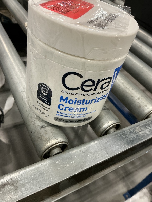 Photo 1 of CeraVe Moisturizing Cream - Face & Body Moisturizer, 19oz