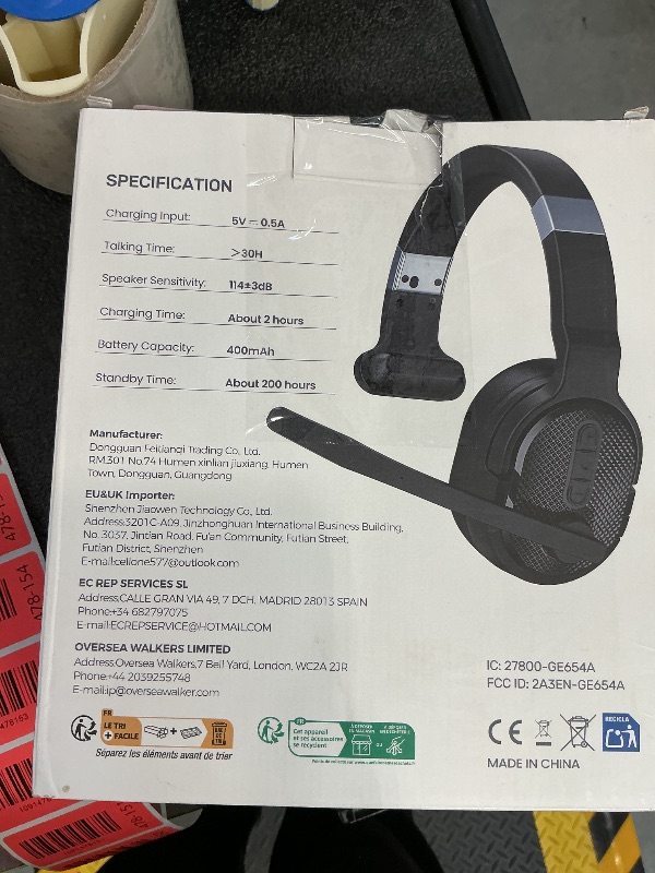 Photo 1 of COSMUSIS Trucker Bluetooth Headset with Mic