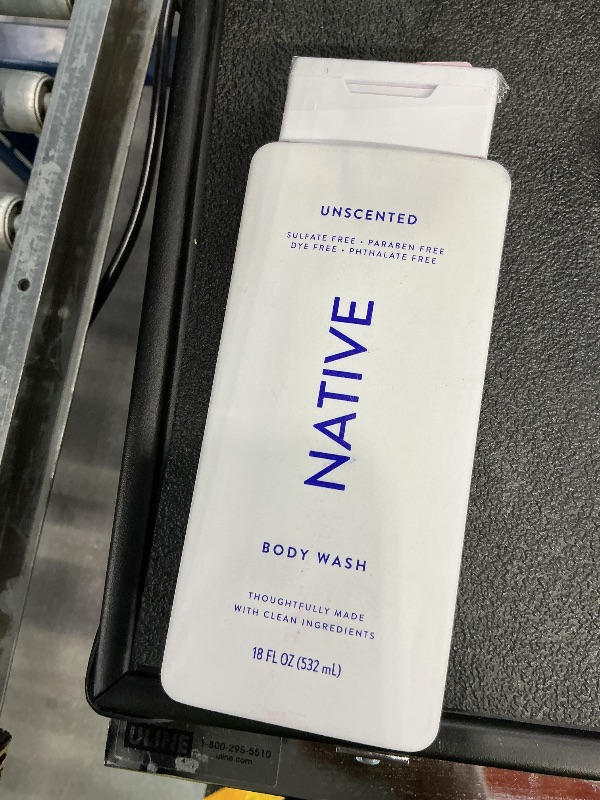 Photo 1 of Native Body Wash Unscented 18 fl oz