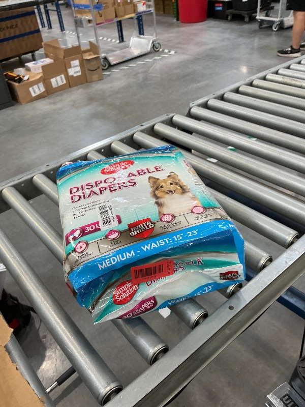 Photo 1 of Simple Solution Female Dog Diapers - Medium (30 Count)