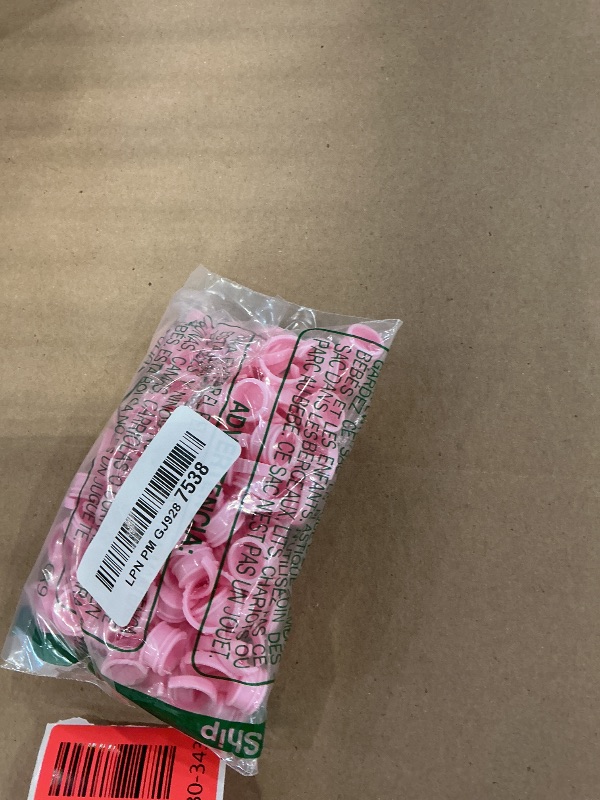 Photo 1 of G2PLUS Glue Rings for Eyelash Extensions, 100pcs Disposable Lash Rings for Pigment, Baby Pink Eyelash Glue Holder, Makeup Plastic Glue Cup for Nail Art and Tattoo