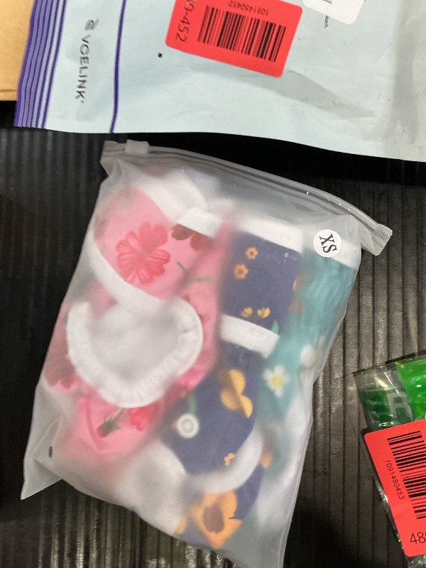 View 2 of Pet Soft Washable Female Dog Diapers - Cute Flower XS