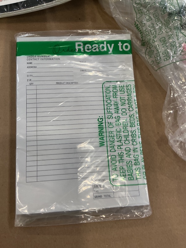 Photo 1 of Spakon 4 Pack Order Forms Invoice Books