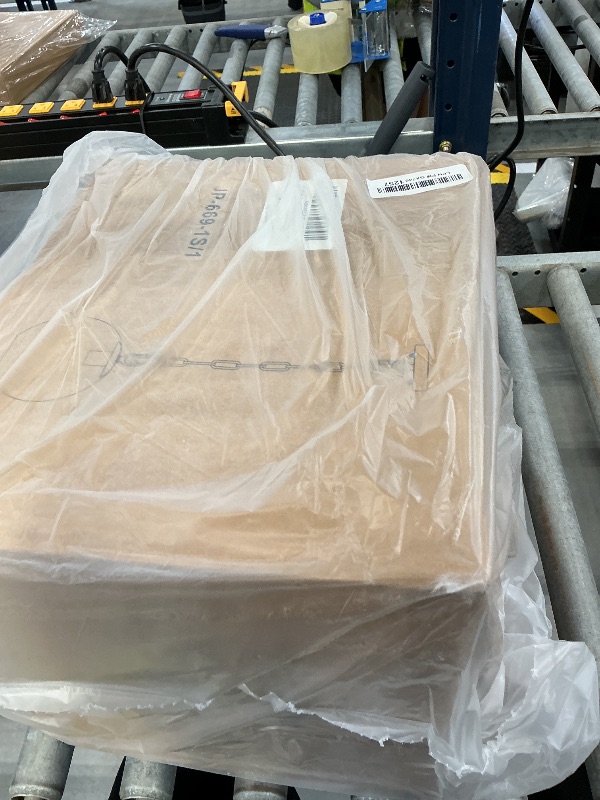 View 2 of JXJYHL Gray Green Glass Pendant Light Fixtures, Modern Farmhouse Ceiling Hanging Lights Brass Finish Chain Globe Pendant Lights for Kitchen Island Dining Room Bedroom Light Fixture(7.87in, 1-Pack)
