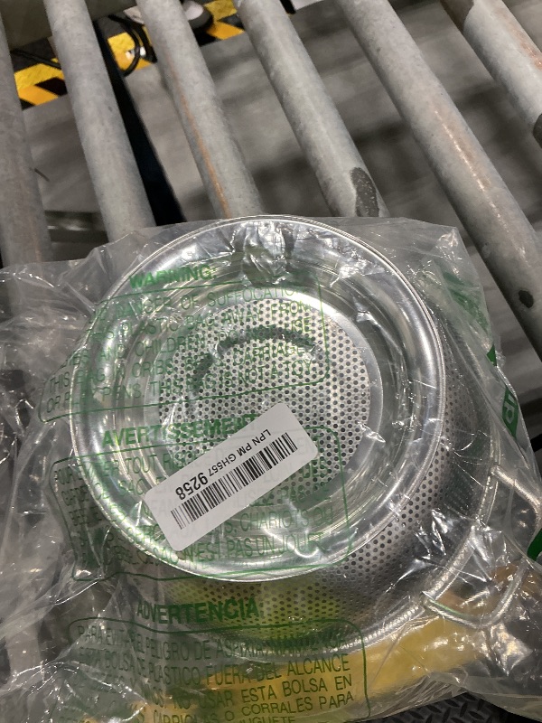 Photo 1 of JIDSPWLS 304 Stainless Steel Colander, Micro-Perforated 3-Quart Strainer with Base, Dishwasher Safe. Great for Pasta, Noodles, Vegetables & Fruits