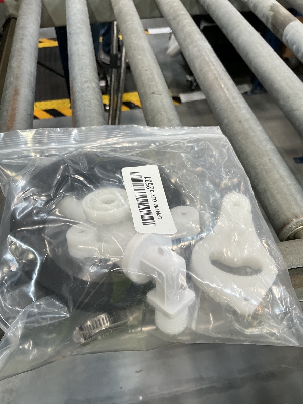 Photo 1 of 34100 RV Toilet Water Assembly Valves Kit with Hose Clamp