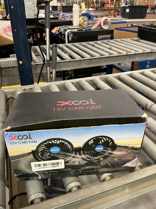 Photo 1 of XOOL 12V Dual Head Car Fan - Black