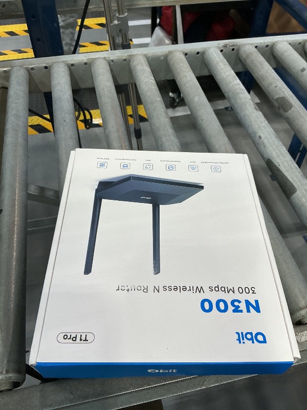 Photo 1 of DBIT N300 2.4GHz WiFi Router with WISP Wireless Repeater Mode Internet Router for Security Cameras, IoT Smart Home Devices - Guest Network, Internet Access Control, WPA2, WPS, Easy Setup (T1 Pro)