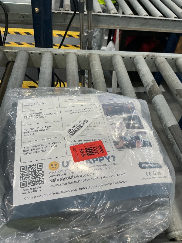 Photo 1 of Autovir Windshield Sun Shade - Blue, Foldable