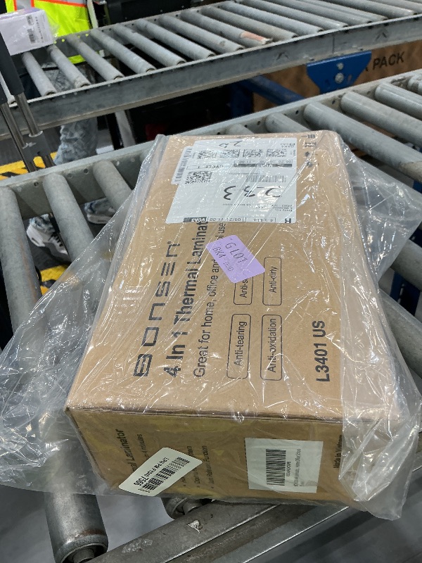 View 2 of Bonsen Laminator Machine with 100 Laminating Sheets, Thermal Laminator