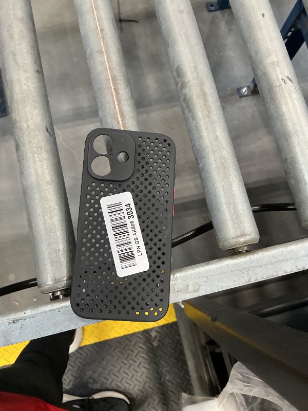 Photo 1 of Heat Dissipation Phone Case Designed for iPhone 16 Series, Breathable Hollow Cellular Hole Full Back Camera Lens Protection Ultra Slim TPU Phone Case Cover (Black,for iPhone 16)