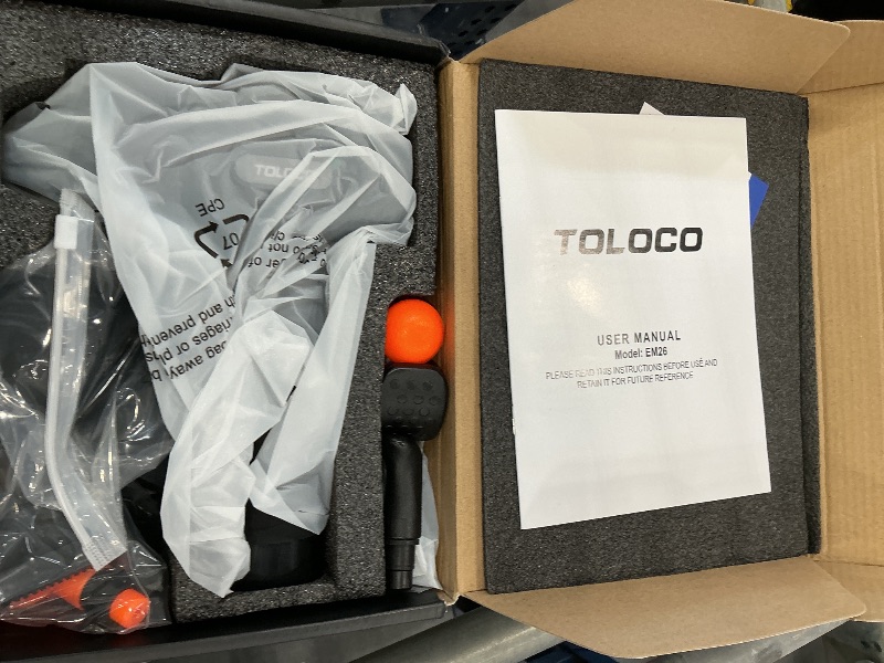 Photo 1 of TOLOCO Deep Tissue Massage Gun - Black