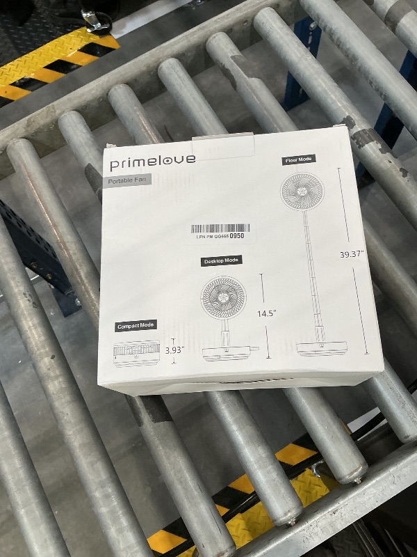 Photo 1 of Primelove Portable Oscillating Fan, 10400mAh Battery w/ Remote