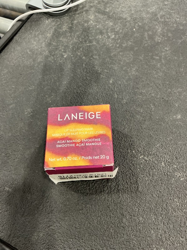 Photo 1 of LANEIGE Lip Sleeping Mask & Topper, Acai Mango Smoothie