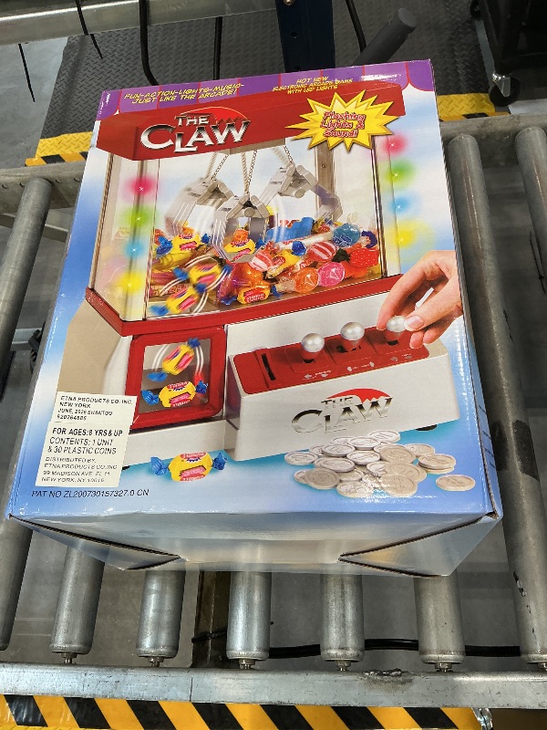 View 2 of Etna Electronic Arcade Claw Machine with Flashing Lights