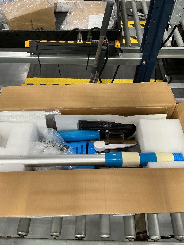 Photo 1 of PureSwirlz Pool Vacuum with Telescopic Pole - Blue